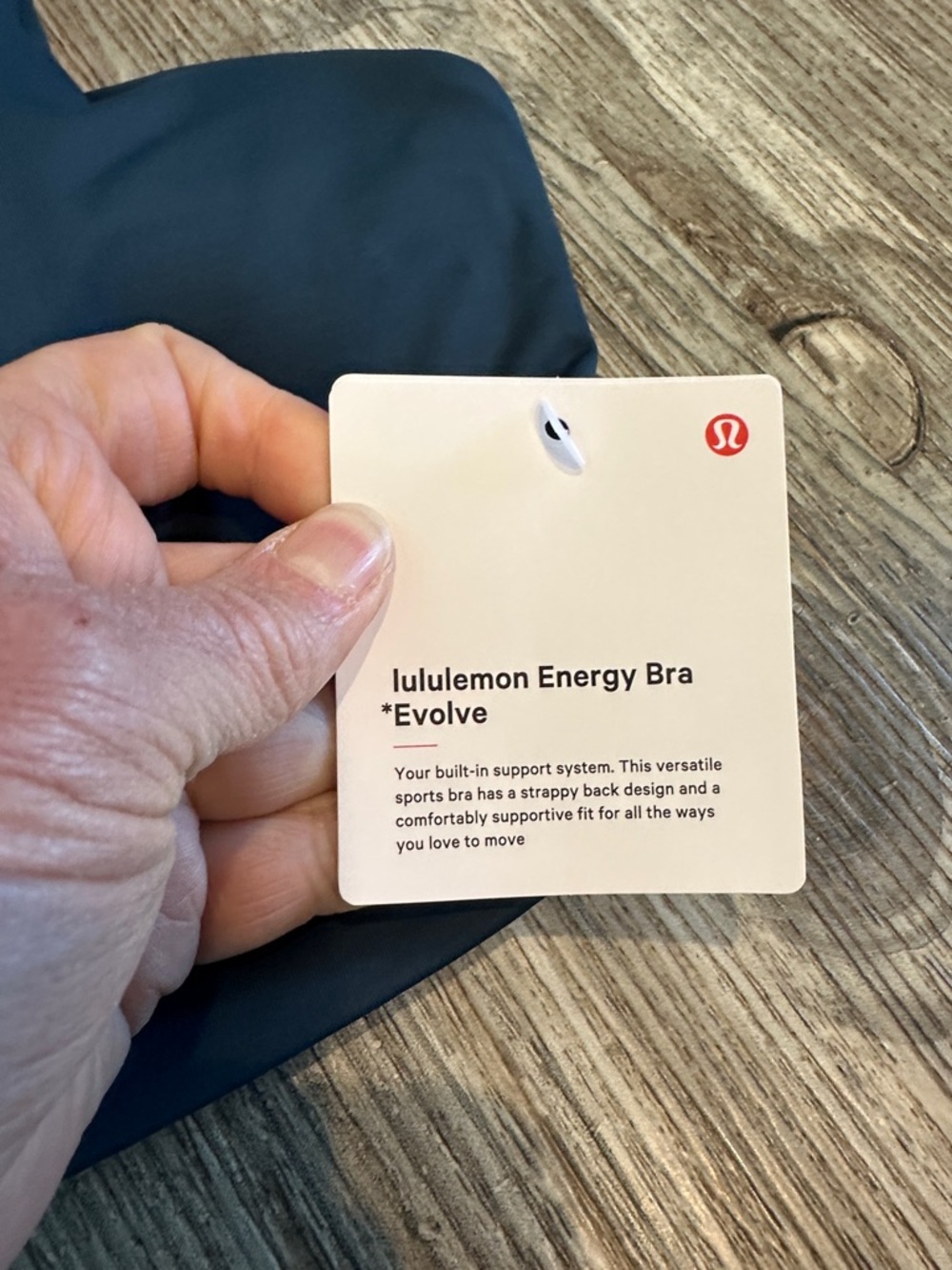 NEW with tags! Lululemon Energy Bra *Evolve
Indochine Blue XL - Picture 2 of 6